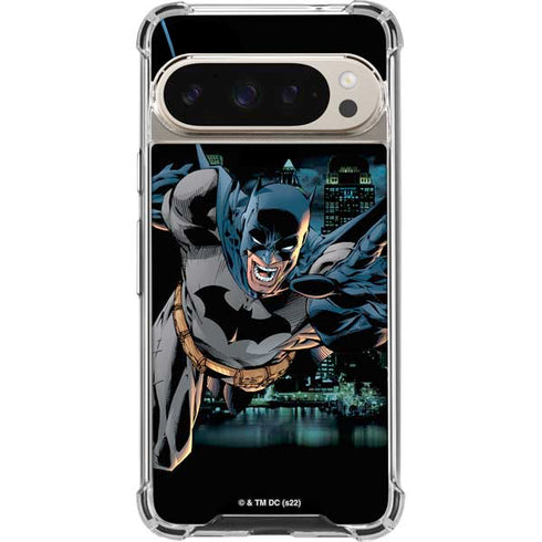 DC Comics Batman All Star Batman & Robin, The Boy Wonder Action Pose Art BY Jim Lee Pixel 9/9 Pro Clear Case